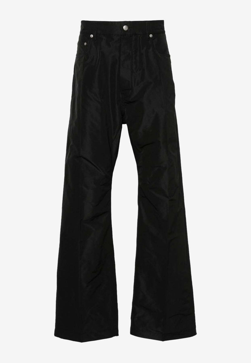 Rick Owens Geth Wide-Leg Denim Jeans Black RU01D3333FK_09