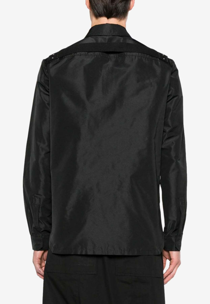 Rick Owens Fogpocket Long-Sleeved Shirt Black RU01D3237FK_09