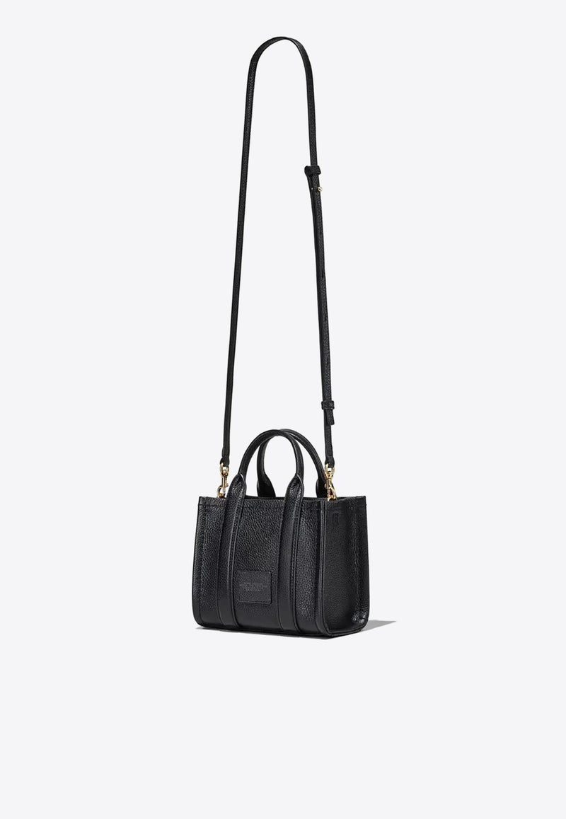 Marc Jacobs The Logo Grained Leather Tote Bag Black H053L01RE22_001