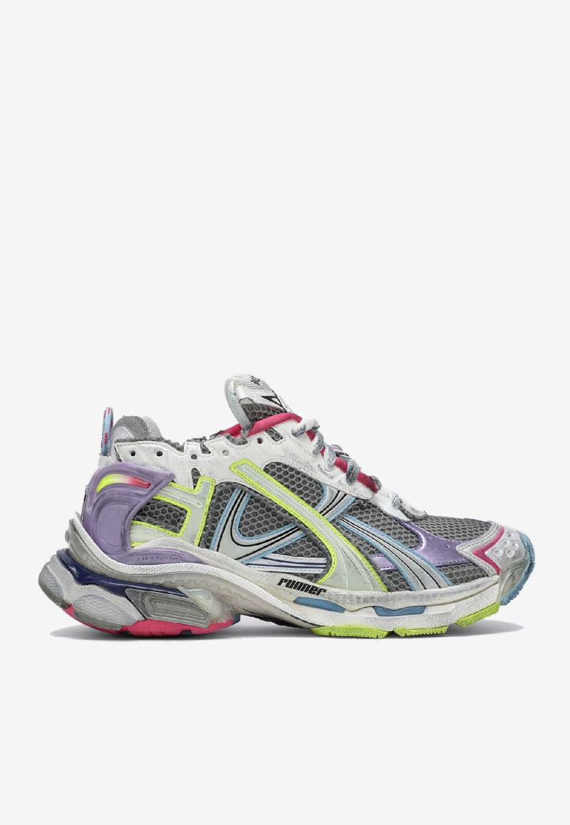 Balenciaga Runner Nylon and Mesh Sneakers Multicolor 772767W3RMU/R_BALEN-1745