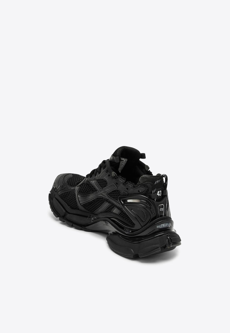 Balenciaga Low Runner Leather and Mesh Sneakers Black 772774W3RBT/P_BALEN-1000