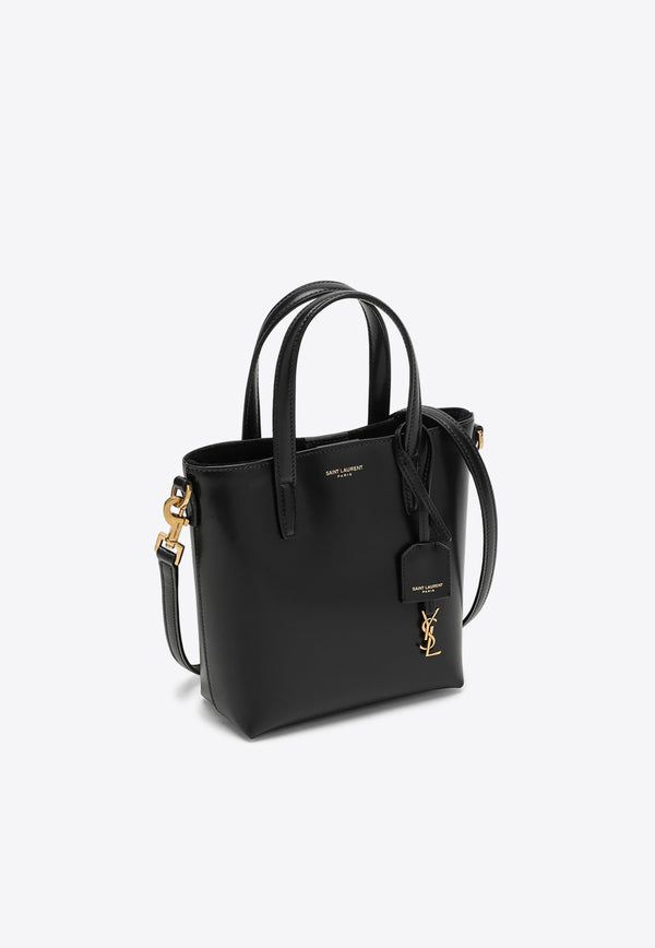 Saint Laurent Mini Toy Top Handle Bag in Nappa Leather Black 773995AADDI/O_YSL-1000