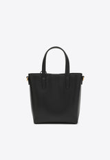 Saint Laurent Mini Toy Top Handle Bag in Nappa Leather Black 773995AADDI/O_YSL-1000