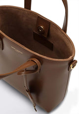 Saint Laurent Mini Toy Calf Leather Tote Bag Brown 773995AADDI/O_YSL-2536