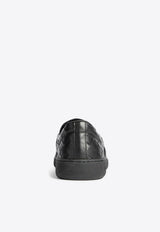 Bottega Veneta Sawyer Slip-On Sneaker in Intrecciato Leather 775320V3HB0 1000 Black