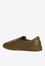 Bottega Veneta Sawyer Slip-On Sneaker in Intrecciato Leather 775320V3HB0 2844 Mud