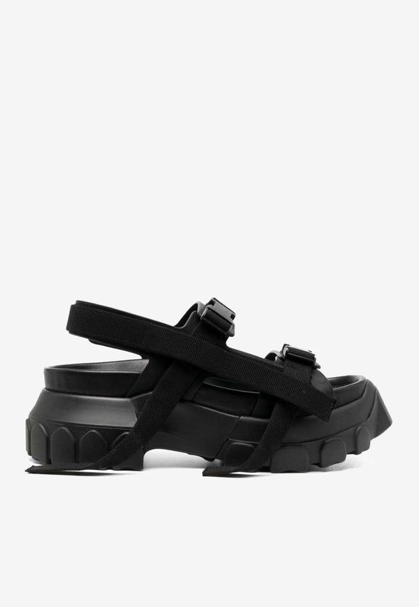 Rick Owens Tractor Chunky Sandals Black RP01D2885LOO_99