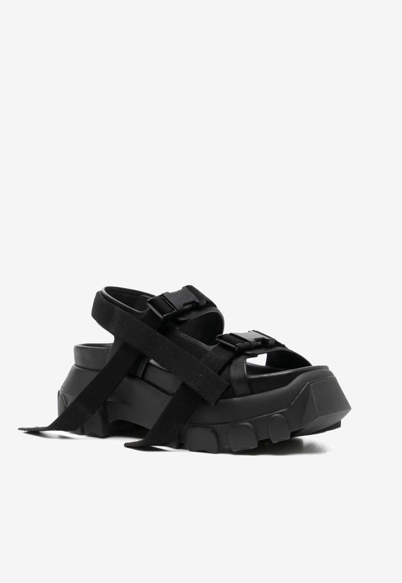 Rick Owens Tractor Chunky Sandals Black RP01D2885LOO_99