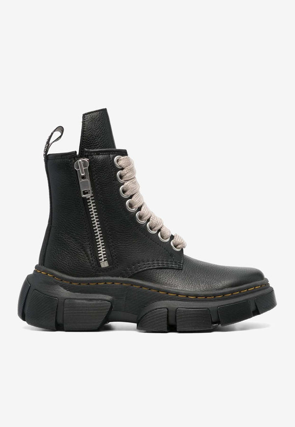 Rick Owens X Dr. Martens 1460 Smooth Leather Ankle Boots Black DW01D78105001_09