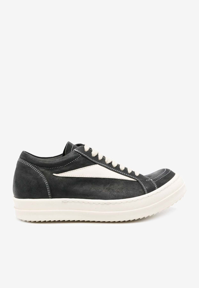 Rick Owens Luxor Leather Sneakers Black RP01D2888LBKLCO_911