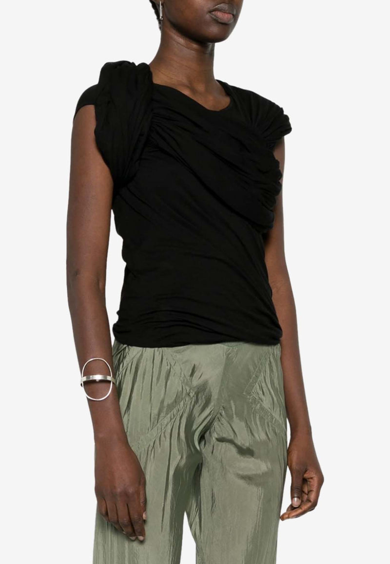 Rick Owens Harness T Draped Top Black RO01D2252BH_09