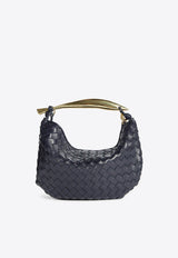 Bottega Veneta Small Sardine Shoulder Bag in Intrecciato Leather 776768VCPP1 8847 Space