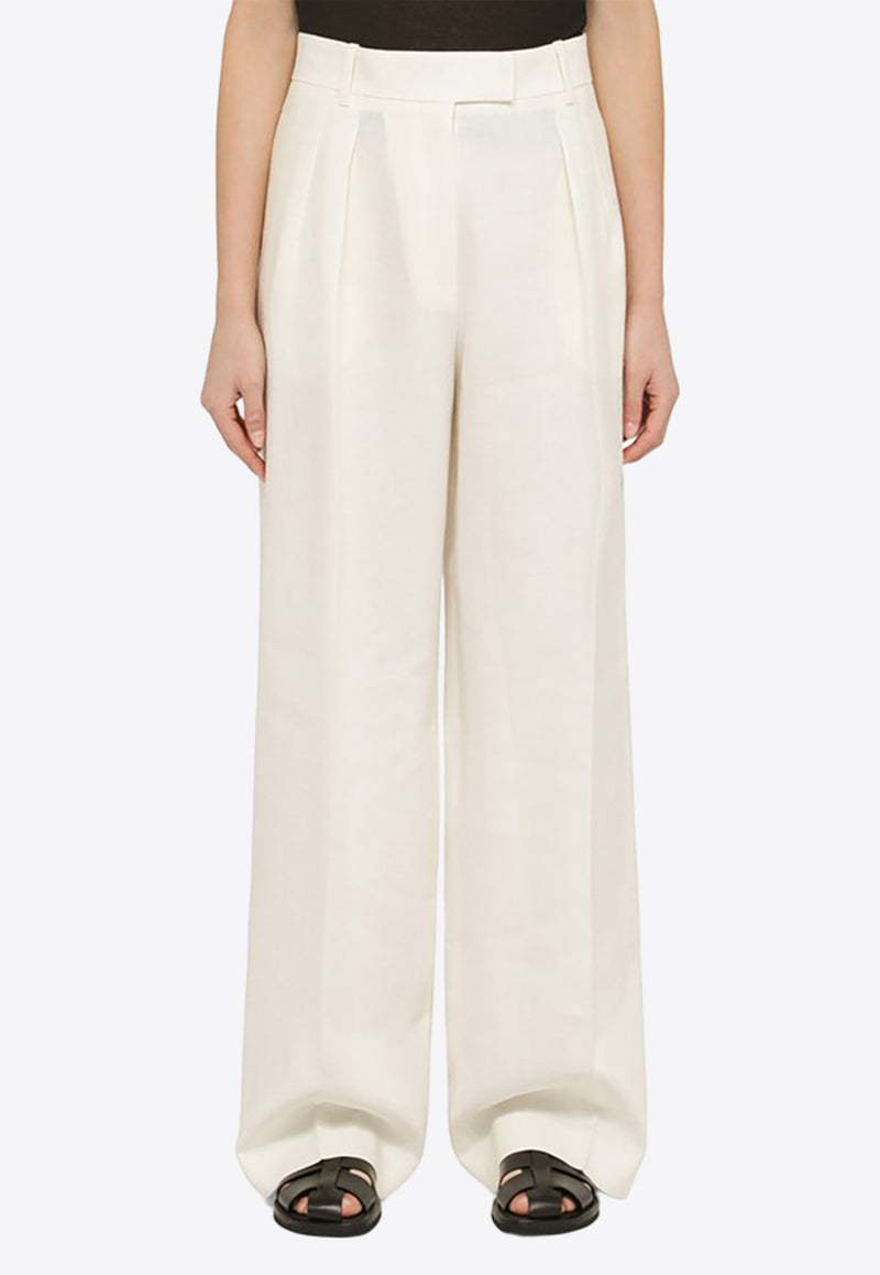 The Row Basic Wide-Leg Pants White 7768W2929/O_THERO-OWH