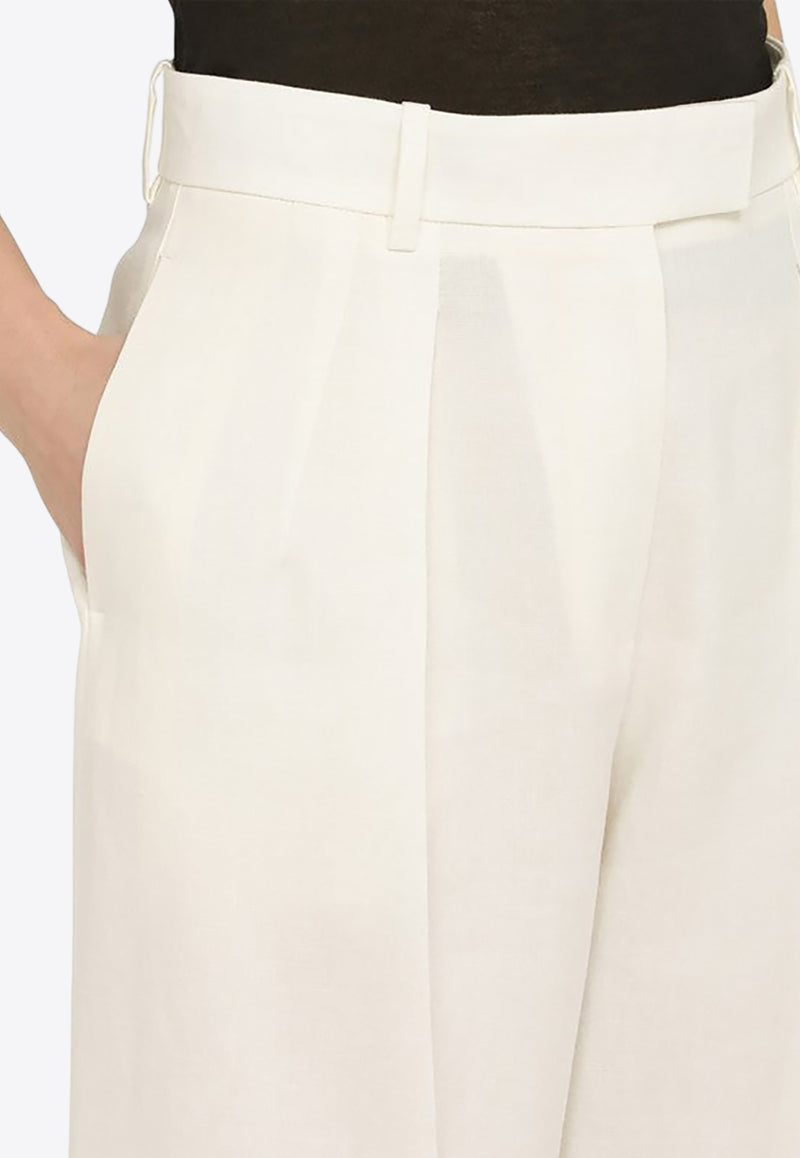 The Row Basic Wide-Leg Pants White 7768W2929/O_THERO-OWH