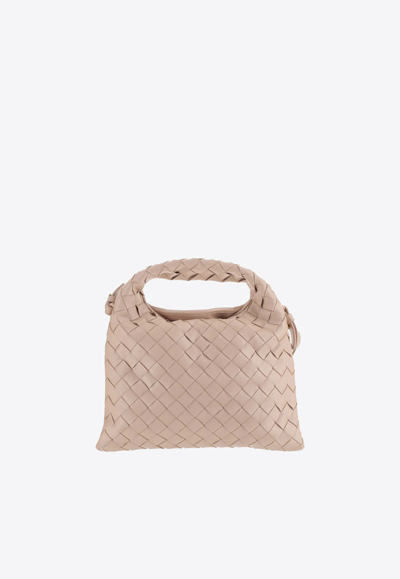 Bottega Veneta Mini Hop Intrecciato Crossbody Bag 777586V3IV1 6913 Lotus