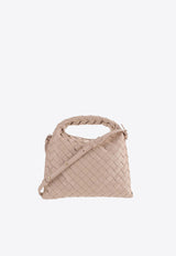 Bottega Veneta Mini Hop Intrecciato Crossbody Bag 777586V3IV1 6913 Lotus