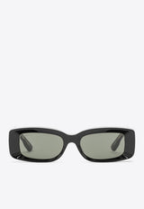 Gucci Rectangular Acetate Sunglasses Gray 778276J0740/O_GUC-1012