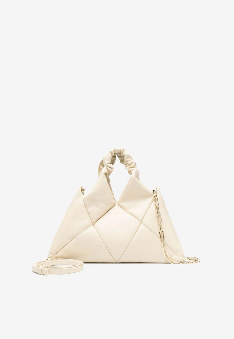 RECO Didi Quilted Nappa Handbag Cream DIDIBAG_MARFIL