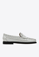 Sebago Classic Dan Studded Loafers White 78118KWLE/Q_SEBAG-911