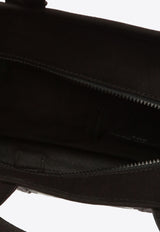 Marc Jacobs The Medium Logo Print Tote Bag Black M0016161 0-001