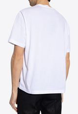 Versace 1978 Logo Print T-shirt White 1012545 1A09028-1W000