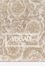 Versace Large Athena Barocco Tote Bag Beige 1013152 1A09741-2KF4V