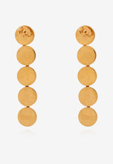 Versace Tribute Medusa Drop Earrings Gold 1013266 1A00620-3J210