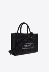 Versace Small Barocco Athena Top Handle Bag Black 1011564 1A09741-2BM0V