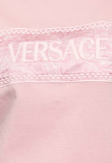 Versace 90s Vintage Barocco Logo T-shirt Pink 1013600 1A10135-1PR20