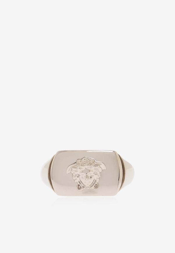 Versace Signature Medusa Ring Silver 1013676 1A00620-3J030