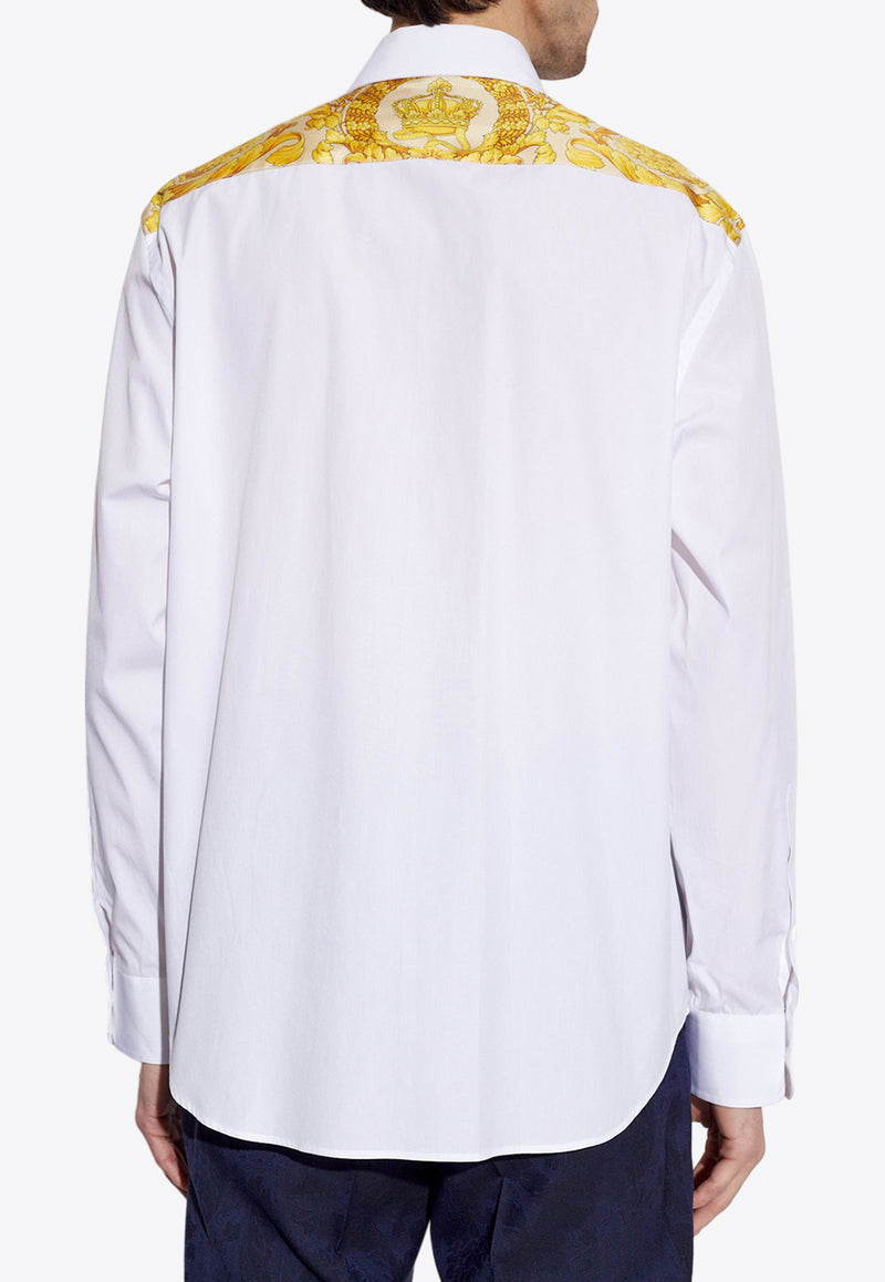 Versace Barocco Formal Shirt White 1013870 1A09742-5K410