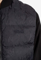 Versace Barocco Pattern Quilted Vest Blue 1013898 1A09788-1UI20