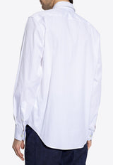 Versace Barocco Long-Sleeved Formal Shirt White 1013920 1A09790-1W000