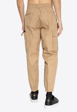 Versace Slim-Leg Cargo Pants Beige 1014045 1A09992-1KD40