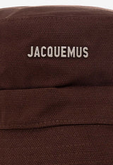 Jacquemus Gadjo Logo Lettering Bucket Hat Brown 223AC001 5035-850
