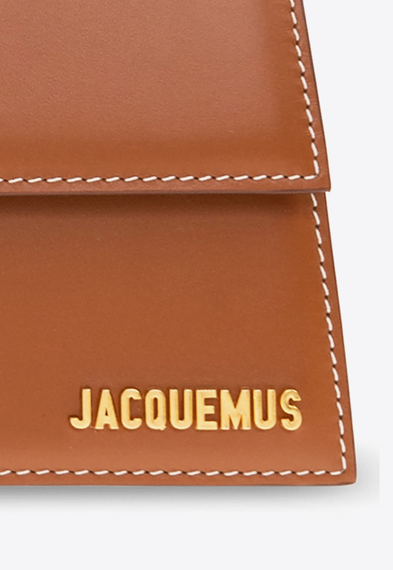 Jacquemus Le Bambino Long Leather Top Handle Bag Brown 221BA013 3072-811
