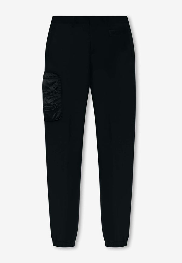 Moschino Casual Pants in Virgin Wool 241ZR J0356 2034-2555 Black