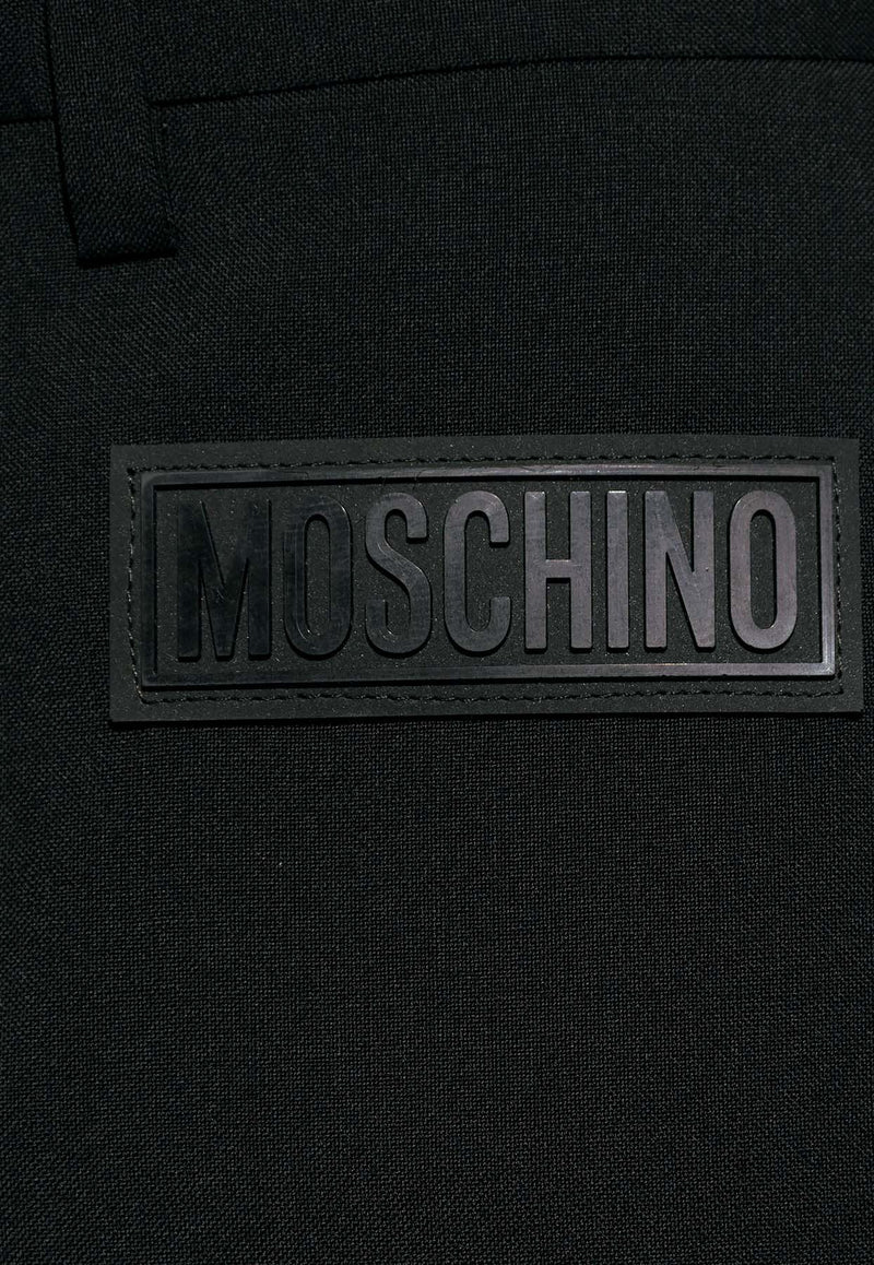 Moschino Casual Pants in Virgin Wool 241ZR J0356 2034-2555 Black