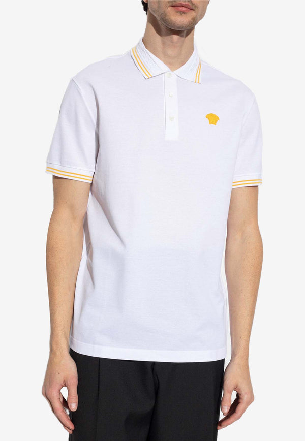 Versace Medusa Polo T-shirt White 1013910 1A09860-1W000