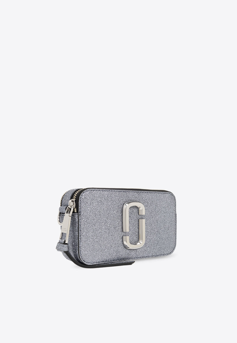 Marc Jacobs The Snapshot Glittered Leather Camera Bag Silver 2R3HCR080H02 0-040