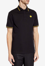 Versace Medusa Polo T-shirt Black 1013910 1A09860-1B000
