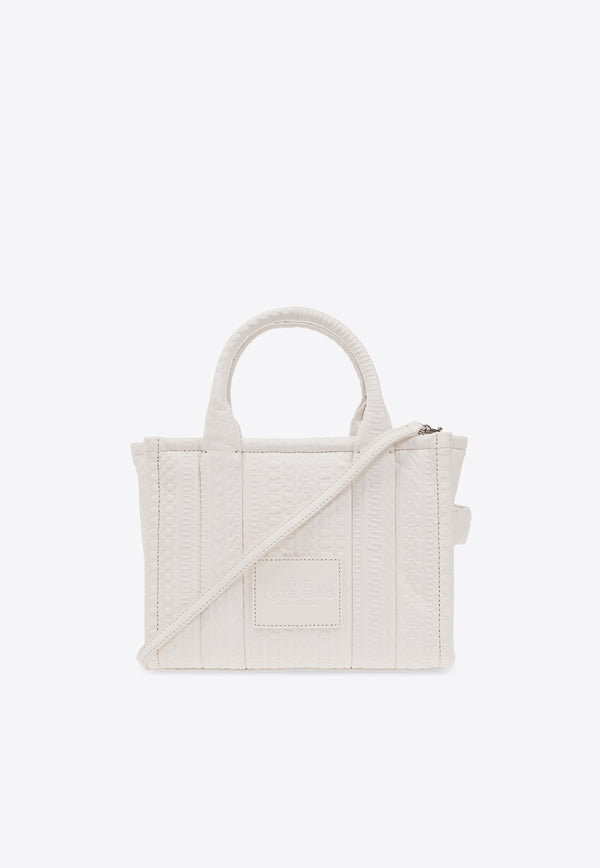 Marc Jacobs The Small Monogram Leather Tote Bag White 2R3HTT096H02 0-100