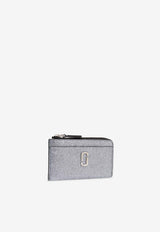 Marc Jacobs The Galactic Glitter J Marc Cardholder Silver 2R3SMP039S10 0-040