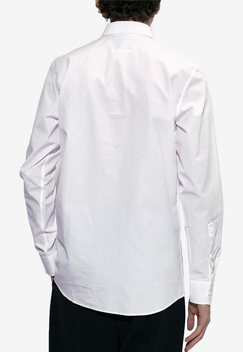 Moschino Long-Sleeved Button-Up Shirt 241ZR J0226 2035-1001 Black