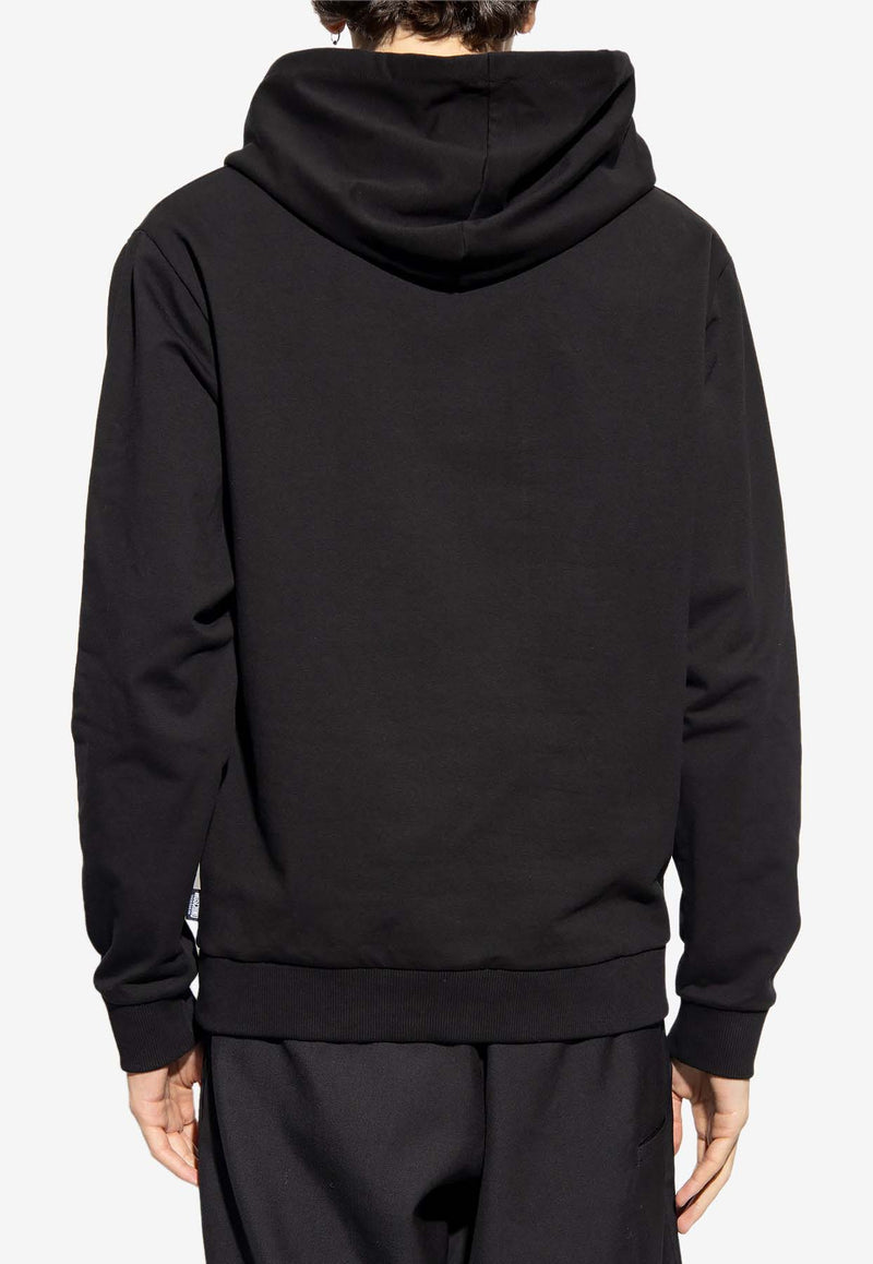 Moschino Logo Hooded Sweatshirt 232V1 A1790 4413-0555 Black