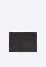 Bottega Veneta Intrecciato Half Zip Pouch Ardoise 607479 VCPQ5-2342