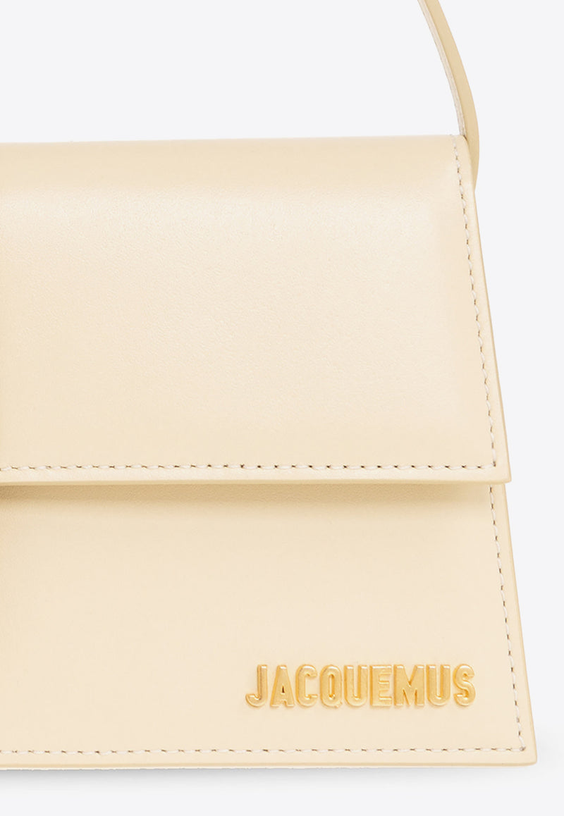 Jacquemus Le Bambino Long Leather Shoulder Bag Cream 221BA013 3060-120