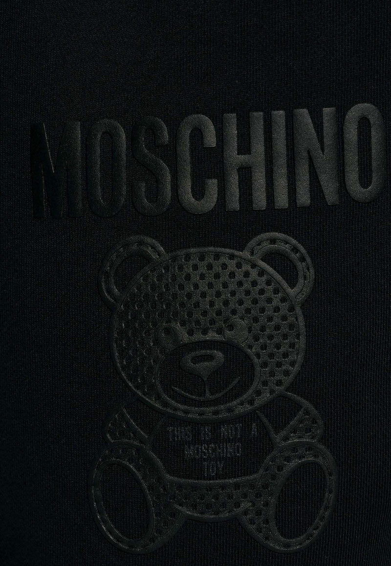 Moschino Logo Track Pants 241ZR V0377 2028-1555 Black