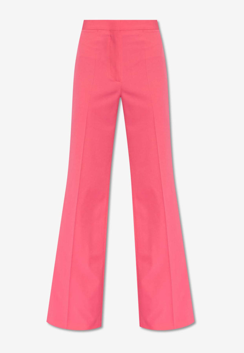 Stella McCartney Tailored Wool Pants Pink 640093 3CU704-5501