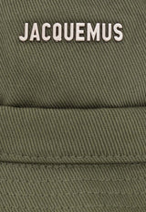 Jacquemus Gadjo Logo Lettering Bucket Hat Green 223AC001 5012-560